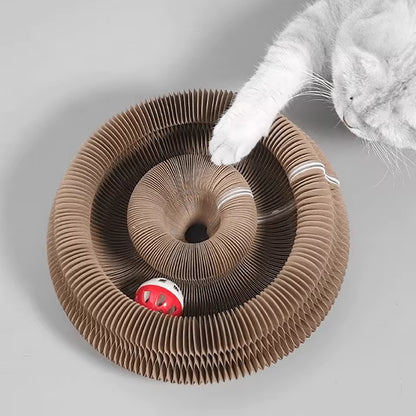 Paworae™ Cat Scratcher with Bell & Catnip