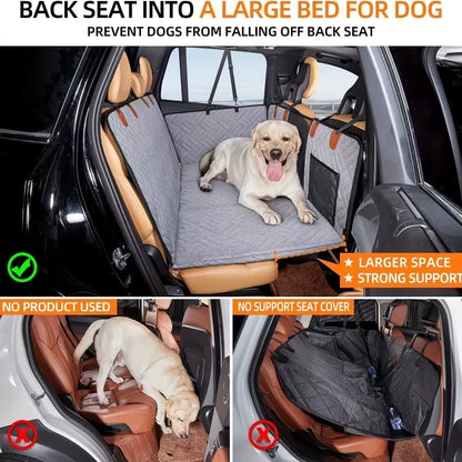 Paworae™ Hard Bottom Car Seat Cover for Dogs