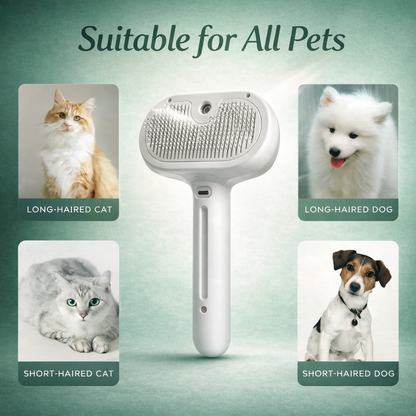 Paworae™ Steam Spray Pet Grooming Brush