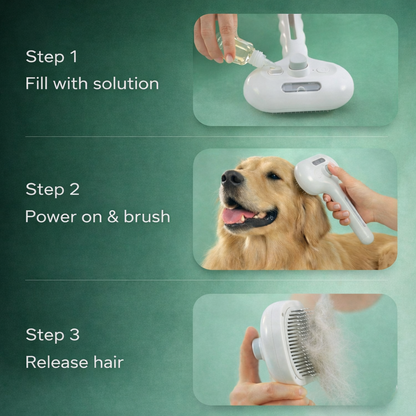 Paworae™ Steam Spray Pet Grooming Brush