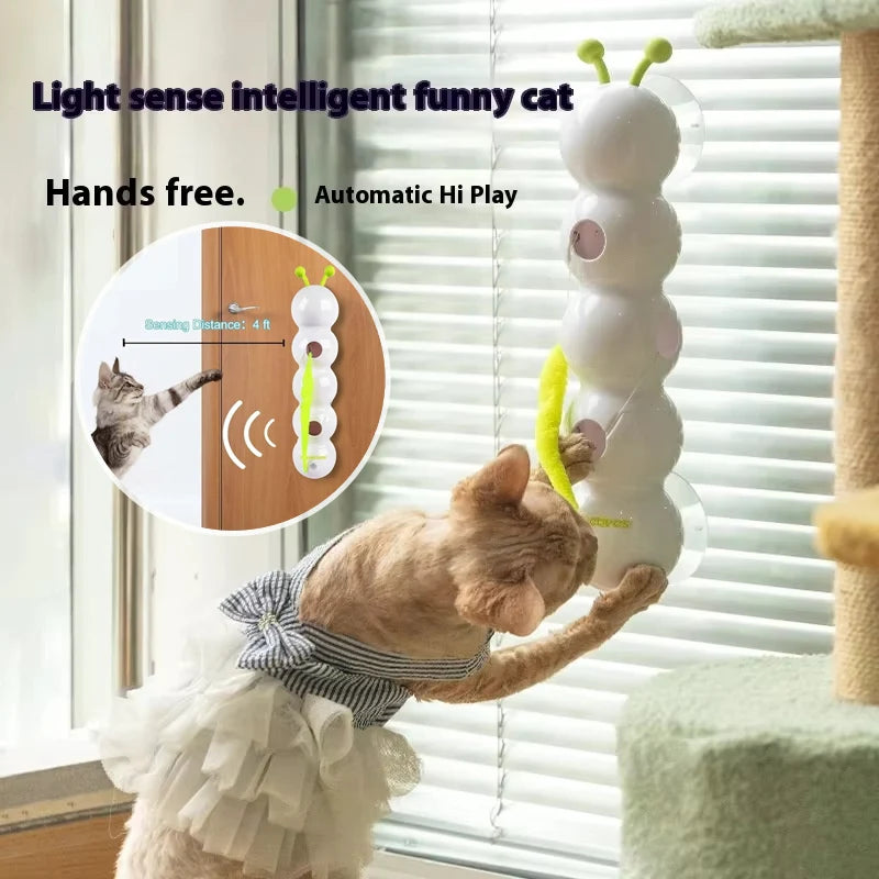 Paworae™ Smart Motion Cat Toy With Worm Design
