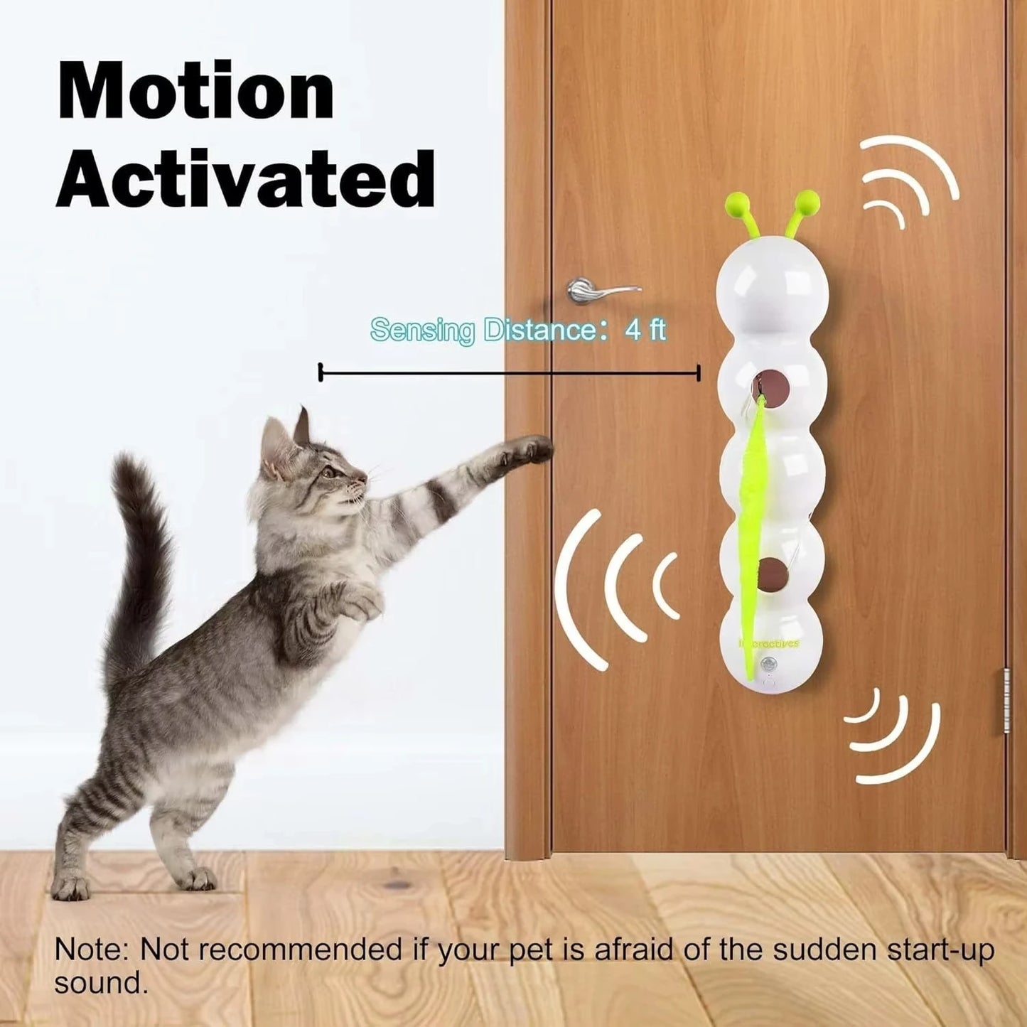 Paworae™ Smart Motion Cat Toy With Worm Design